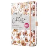 SIGEL Jolie Clover Blush quaderno A5 a righe, copertina rigida, 174 pagine, albicocca/corallo/rosso JN363