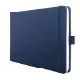 SIGEL Conceptum® quaderno A5 orizzontale bianco, copertina rigida blu scuro, 132 pagine (CO203)