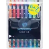Schneider Slider Basic set di penne a sfera - 8 colori diversi, punta extra larga 1,4 mm, tecnologia Viscoglide, impugnatura ergonomica gommata, clip in acciaio inox 151298