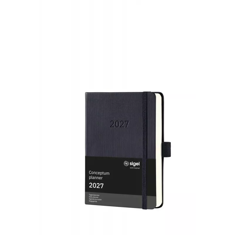 SIGEL Conceptum agenda tascabile 2027 nero C2711