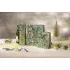 SIGEL GT118 sacchetti regalo, ornamenti dorati su verde, 26 x 32 cm, confezione da 5