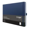 SIGEL Conceptum quaderno A4 orizzontale a punti blu scuro copertina rigida 132 pagine CO206