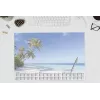 Sigel H6470 sottomano in carta Palm Beach 59,5 x 41 cm 2026-2028 30 fogli