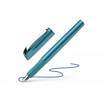 Schneider Ceod Shiny penna stilografica petrolio pennino medio 50-168657