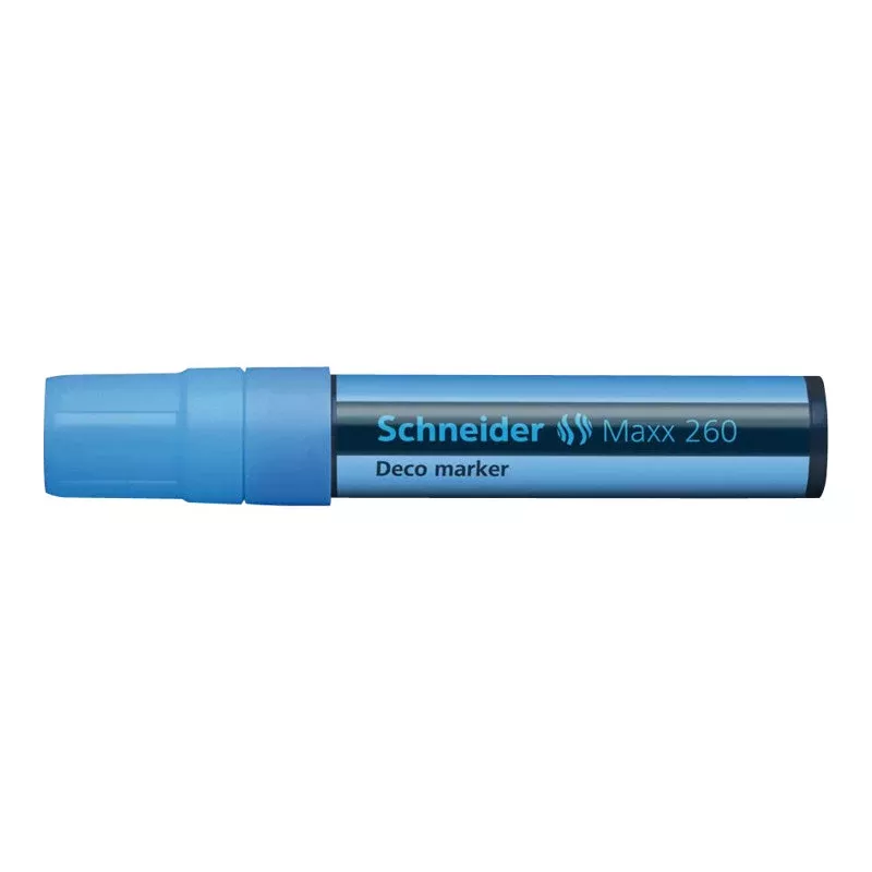 Schneider Maxx 260 pennarello gessetto liquido blu - confezione da 5 126010