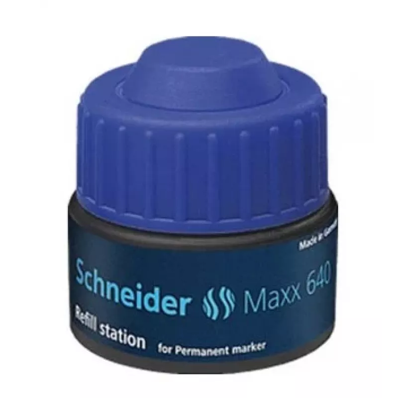 Schneider Maxx 640 Inchiostro di ricarica per pennarello blu 30 ml 164003
