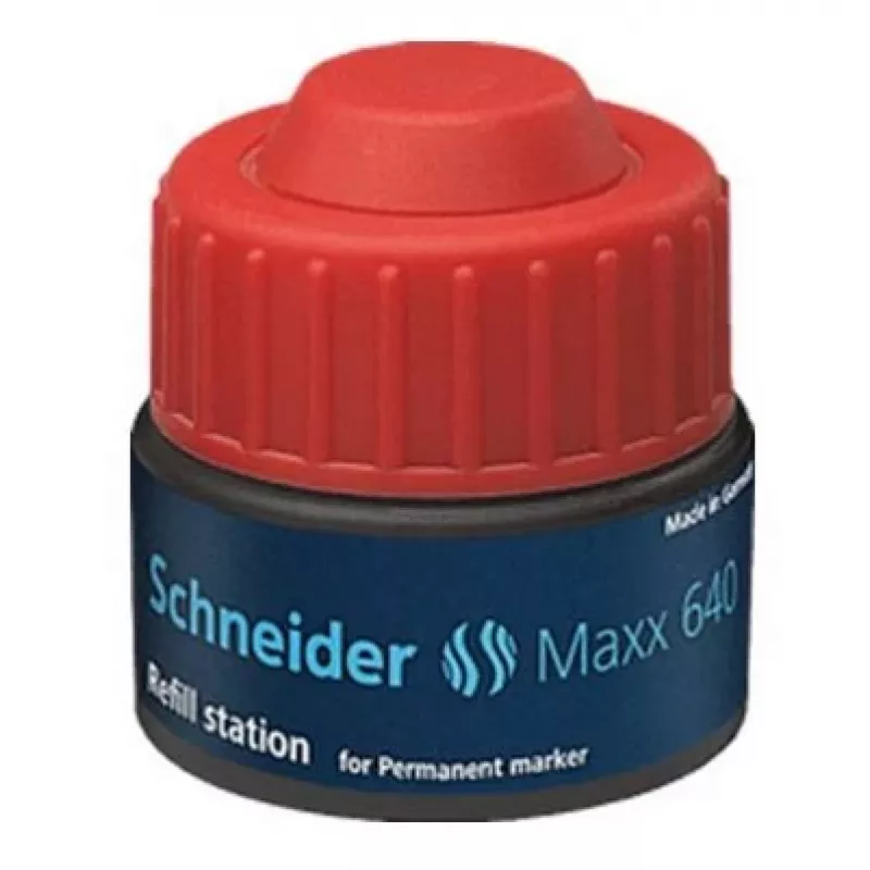 Schneider Maxx 640 Inchiostro di ricarica per pennarello rosso 30 ml 164002