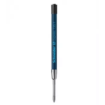 SCHNEIDER Express 735 Ricarica per penna a sfera, fine, nero, standard G2, 10 pezzi 7351
