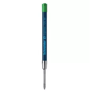 Schneider Express 735 Penna a sfera – inchiostro verde, acciaio inox, medio (G2) 50-7364