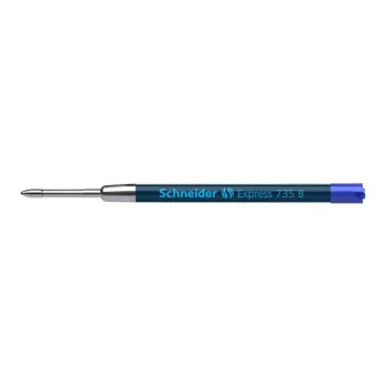 SCHNEIDER Express 735 Ricarica per penna a sfera, largo (B), blu, Plug & Play, 1 pezzo 7373