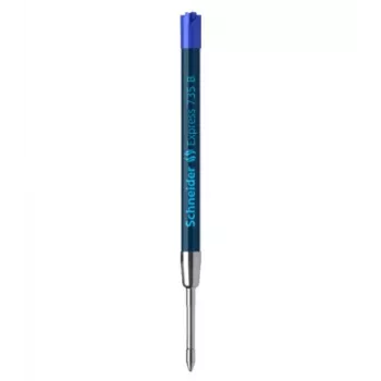 SCHNEIDER Express 735 Ricarica per penna a sfera, largo (B), blu, Plug & Play, 1 pezzo 7373