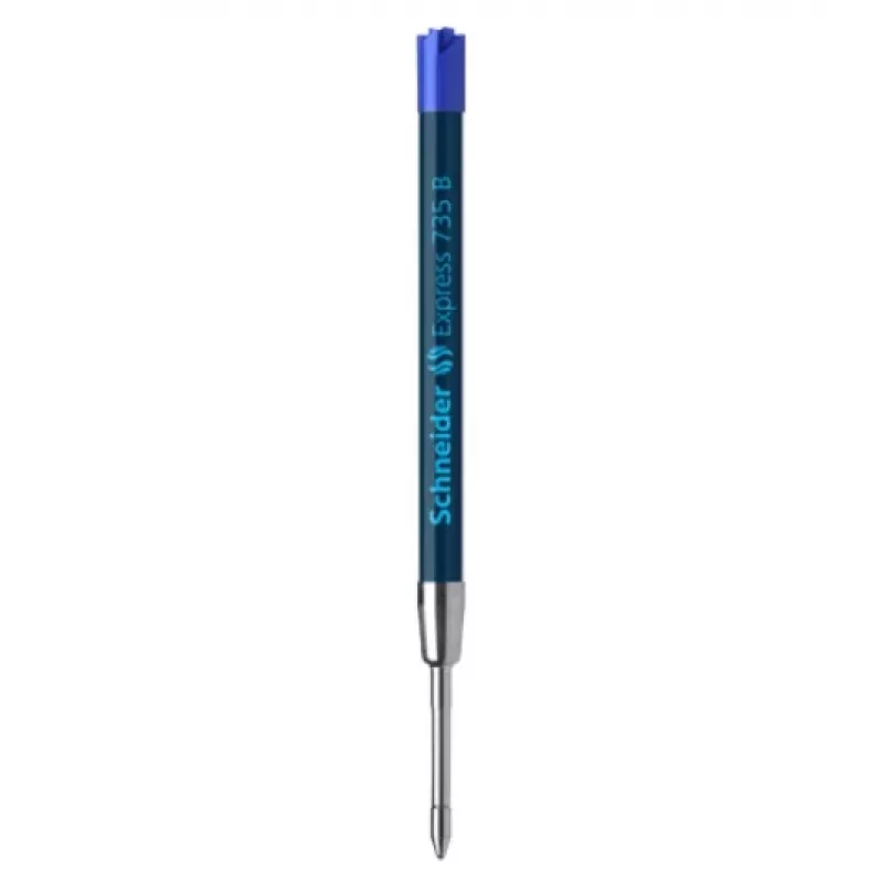 SCHNEIDER Express 735 Ricarica per penna a sfera, largo (B), blu, Plug & Play, 1 pezzo 7373