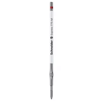 Schneider Express 775 ricariche per penna a sfera rosse medie, standard G2, punta in acciaio inox, corpo in metallo, 20 pz. (50-7762)