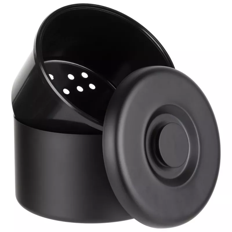 APS ARCTIC borsa termica 6L, corpo in alluminio nero anodizzato, interno in polistirolo 36006