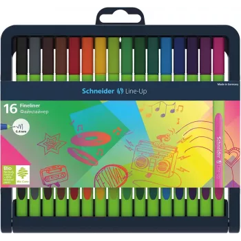 SCHNEIDER Edding Line-Up set di fineliner 16 colori diversi 0,4 mm 191092