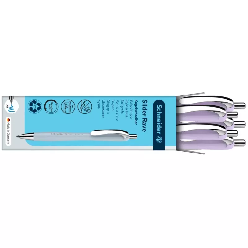 Schneider Slider Rave XB penna a sfera Blossom inchiostro blu 132559