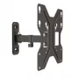 E+P WHS150 supporto da parete TV full-motion per schermi 32-65 pollici, VESA 400x400, 35 kg, nero 5625450