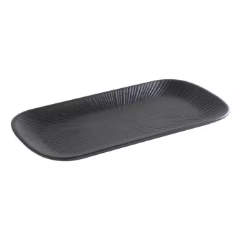 APS NERO GN 1/3 vassoio, 325 x 176 x 25 mm, melamina nera, impilabile, lavabile in lavastoviglie 85280