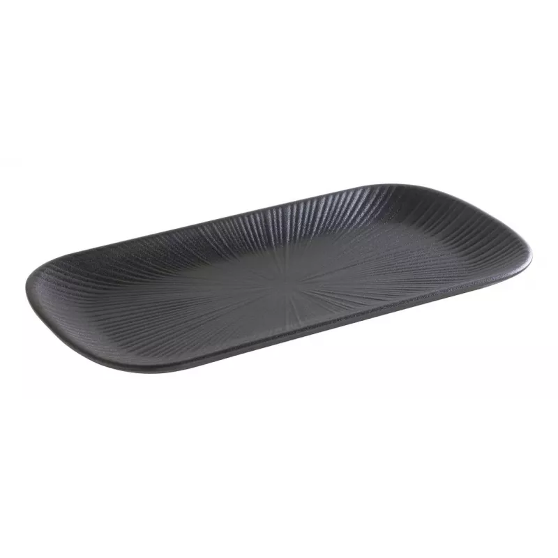 APS NERO GN 1/3 vassoio, 325 x 176 x 25 mm, melamina nera, impilabile, lavabile in lavastoviglie 85280