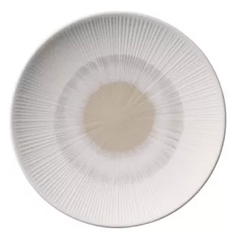 APS BLUSH piatto piano 210 mm beige melamina impilabile lavabile in lavastoviglie termoresistente 1 pz 85503