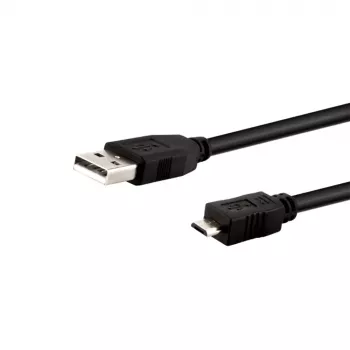 E+P cavo Micro-USB 2.0 B 1 m CC549 - nero, trasferimento dati 480 Mbps, ricarica 2A 933290