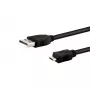 E+P cavo Micro-USB 2.0 B 1 m CC549 - nero, trasferimento dati 480 Mbps, ricarica 2A 933290