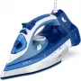 Clatronic DB 3706 ferro da stiro a secco e a vapore suola in ceramica blu/bianco 2400 W 263858