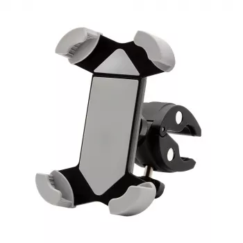 E+P MHB7 supporto per smartphone da bici con braccio di fissaggio regolabile 130-180 mm, nero/grigio