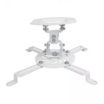E+P DH 15 supporto a soffitto per proiettore 150 mm, inclinazione/orientamento/rotazione, fino a 13,5 kg, argento 1258015