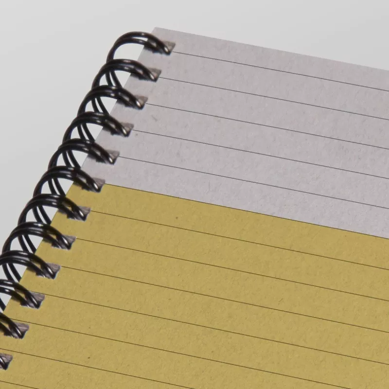 SIGEL Quicknote quaderno giallo brillante A5 a righe, giallo/grigio softcover, 160 pagine, SN500