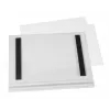 DURABLE Cornice portaposter A5 magnetica impermeabile, confezione da 5, nero 505819