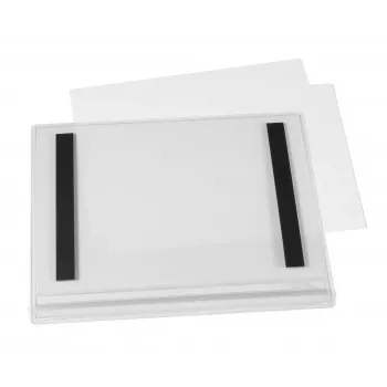DURABLE Cornice portaposter A5 magnetica impermeabile, confezione da 5, nero 505819