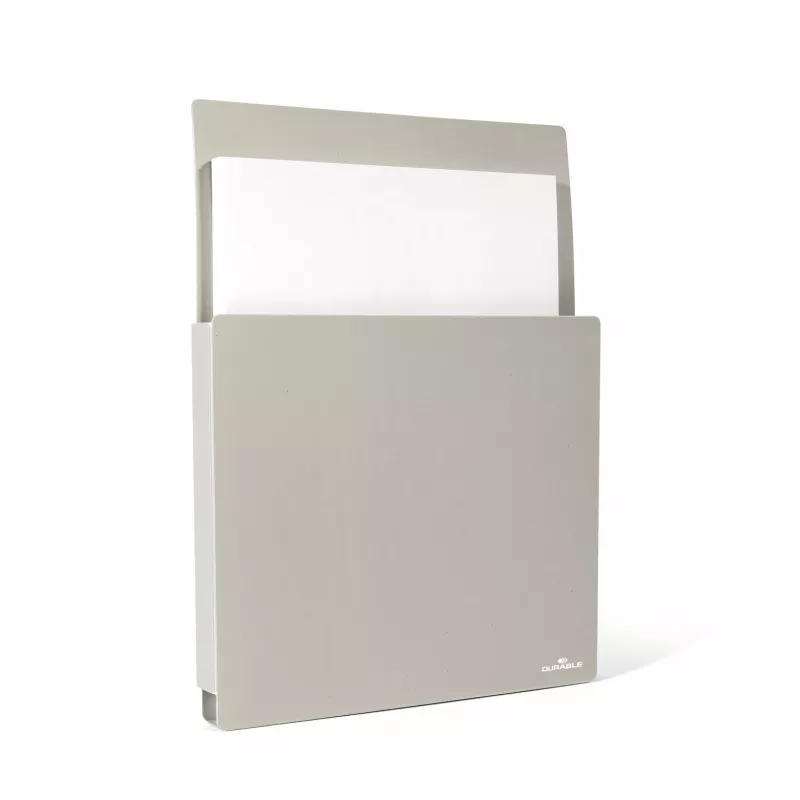 DURABLE Espositore portadepliant adesivo grigio DIN A4 245 x 27 x 330 mm 507210