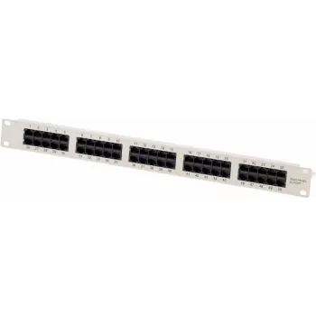 BULLITT CAT 3 patch panel ISDN, 50 porte RJ45 femmina 8P4C non schermato, montaggio rack 19