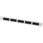 BULLITT CAT 3 patch panel ISDN, 50 porte RJ45 femmina 8P4C non schermato, montaggio rack 19