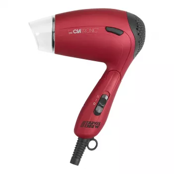 CLATRONIC asciugacapelli da viaggio HTD 3429 rosso 1200 W Dual Voltage 264558