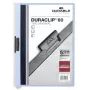 DURABLE Duraclip 6 mm clip per fascicoli A4 blu (confezione da 25)