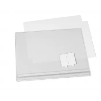 DURABLE 505719 cartella trasparente adesiva A5 impermeabile, confezione da 5
