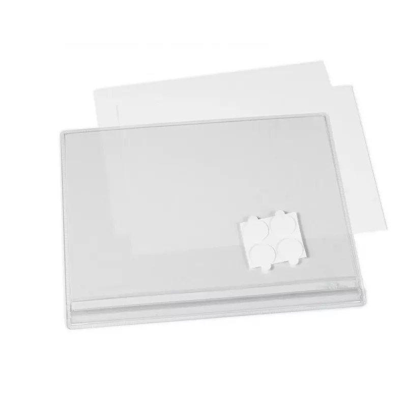 DURABLE 505719 cartella trasparente adesiva A5 impermeabile, confezione da 5