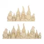 Rayher articolo decorativo listello in legno naturale famiglia di folletti, 2 pz. (46805505)