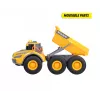 Dickie Toys Volvo A60H dumper articolato 1:24 scala veicolo da cantiere con luce e suono 203723007