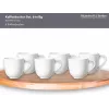 Ritzenhoff & Breker Skagen tazze da caffè in porcellana bianca 440 ml set da 6 317329