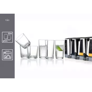 Ritzenhoff & Breker 4ALL 690231 Bicchieri da whisky, set da 6