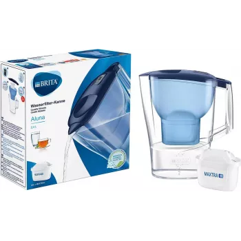 BRITA Aluna caraffa filtrante per acqua 2,4L blu