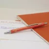 Schneider Epsilon penna a sfera arancione con inchiostro blu 138606