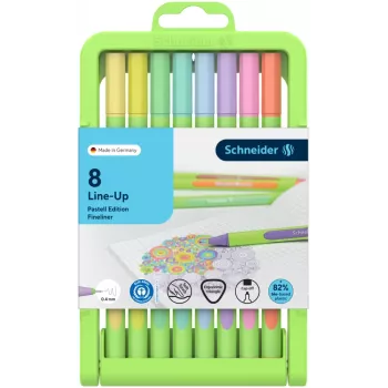 Schneider Line-Up set penne fineliner 0,4 mm colori assortiti (8 penne, 191088)