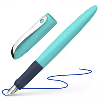 Schneider Wavy penna stilografica turchese A per principianti (50-162132)