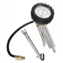 Einhell 4133110 misuratore analogico pressione pneumatici con manometro, 0-10 bar / 0-145 psi, valvola di sfiato