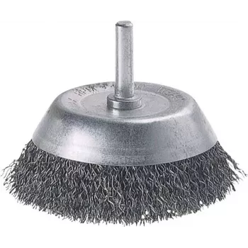 Wolfcraft spazzola a tazza con gambo da 1/4