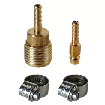 Einhell set connettori per tubo 6 mm per sistemi ad aria compressa (4139500)